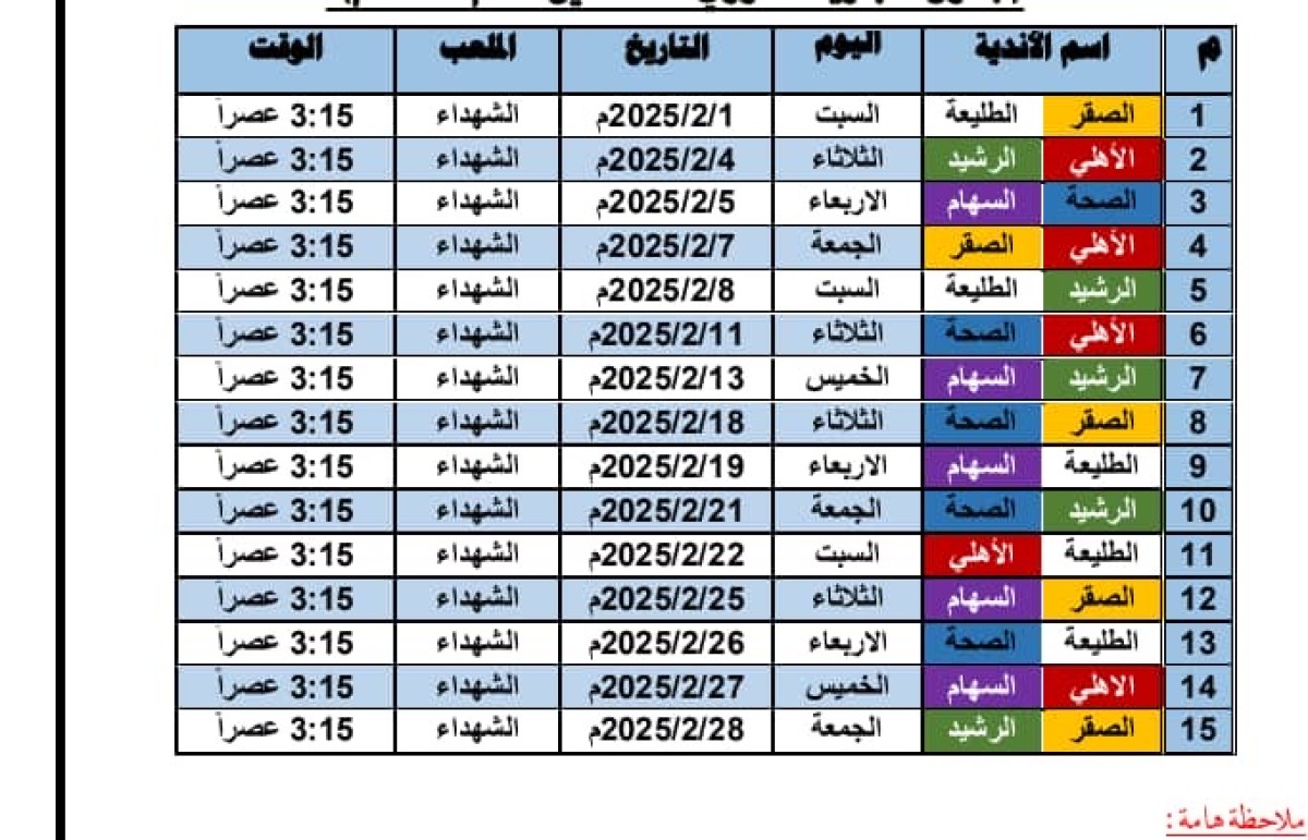 السبت القادم.. ناشئو الصقر والطليعة يدشّنون بطولة الناشئين بتعز