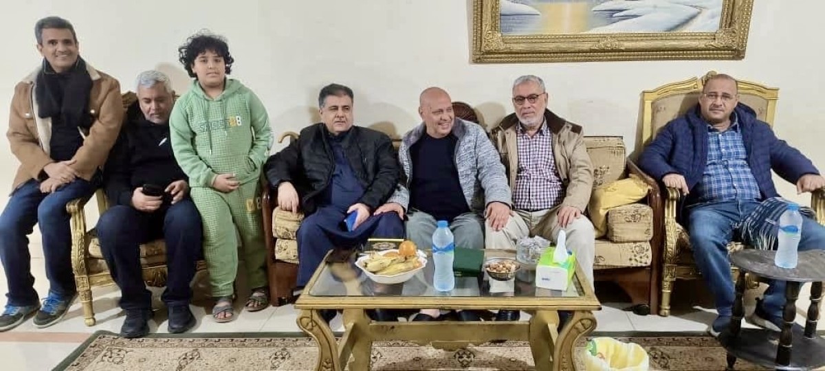 العيسي  يزور الفارع في مقر إقامته بالقاهرة..